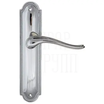 Дверная ручка Fratelli Cattini 'LAVERA' на планке PL248 полированный хром