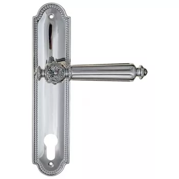 Дверная ручка Fratelli Cattini 'TORCELLO' на планке PL248 полированный хром (cyl)