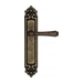 Дверная ручка Venezia "CALLISTO" на планке PL96, античная бронза