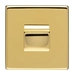 Фиксатор поворотный квадратный Extreza Hi-Tech (WC-11), полированное золото