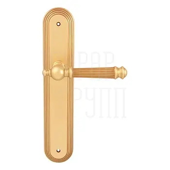 Дверная ручка на планке Melodia 102/235 'Veronica' французское золото