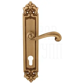 Дверная ручка на планке Melodia 131/229 'Riccio' матовая бронза (cyl)