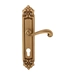 Дверная ручка на планке Melodia 131/229 'Riccio', матовая бронза (cyl)