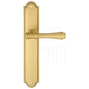 Дверная ручка Extreza 'PIERO' (Пиеро) 326 на планке PL03 матовое золото