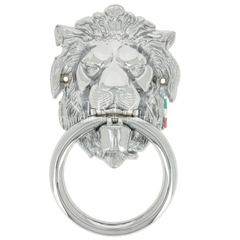 Стучалка для двери декоративная Extreza 'Leo' полированный хром