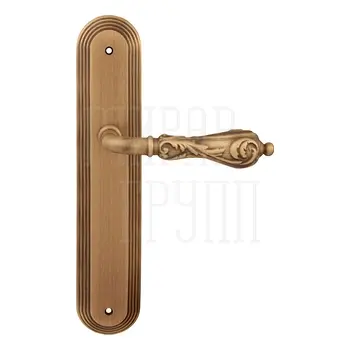 Дверная ручка на планке Melodia 229/235 'Libra' матовая бронза