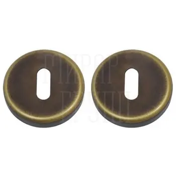 Накладки на круглой розетке под кабинетный ключ Colombo CD1063 G бронза
