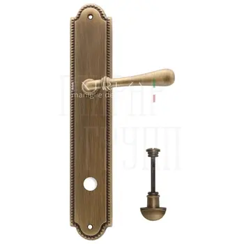 Дверная ручка Extreza 'EVA' (Эва) 319 на планке PL03 матовая бронза (wc)