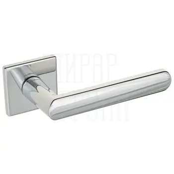 Дверная ручка Fratelli 'NEVADA' 8 FS на квадратной розетке полированный хром