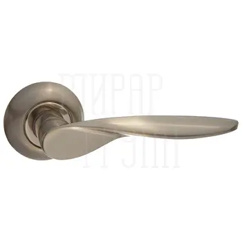 Дверные ручки Puerto (Пуэрто) INAL 509-08 на круглой розетке матовый никель