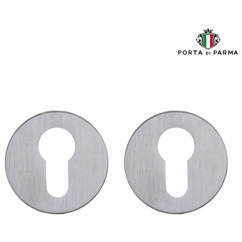 Накладки под цилиндр PORTA DI PARMA (PDP) CYL.01 матовый хром