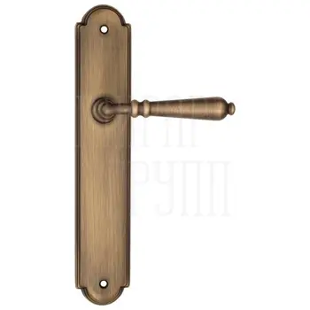 Дверная ручка Fratelli Cattini 'NAPOLI' на планке PL257 матовая бронза