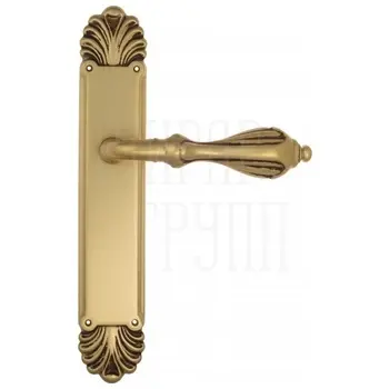 Дверная ручка Venezia 'ANAFESTO' на планке PL87 французское золото 