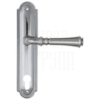 Дверная ручка Fratelli Cattini 'GRACIA' на планке PL248 полированный хром (cyl)