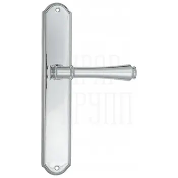 Дверная ручка Venezia 'CALLISTO' на планке PL02 полированный хром