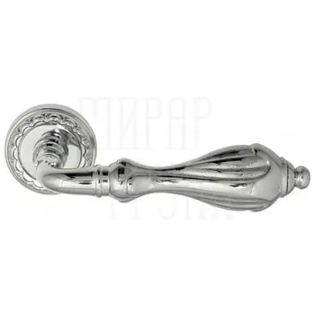 Дверная ручка на розетке Venezia 'ANAFESTO' D2 полированный хром