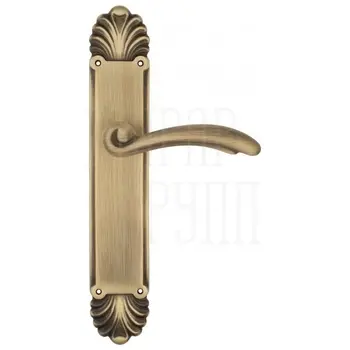 Дверная ручка Venezia 'VERSALE' на планке PL87 матовая бронза 