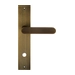 Дверная ручка Extreza Hi-tech 'JEMMA' 116 на планке PL11, матовая бронза (wc)