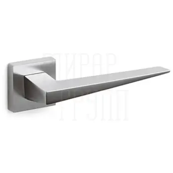 Дверные ручки на розетке Olivari Denver матовый хром