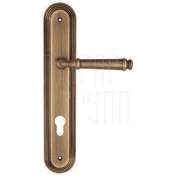 Дверная ручка Fratelli Cattini 'FARFALLA' на планке PL288 матовая бронза (cyl)