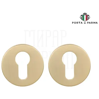 Накладки под цилиндр PORTA DI PARMA (PDP) CYL.01 матовое золото