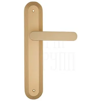 Дверная ручка Fratelli Cattini 'PIPPA' на планке PL288 матовая латунь