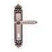 Дверная ручка на планке Melodia 246/229 'Nike', серебро 925 (key)