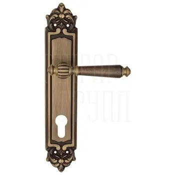 Дверная ручка Fratelli Cattini 'MARANI' на планке PL96 матовая бронза (cyl)