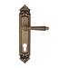 Дверная ручка Fratelli Cattini 'MARANI' на планке PL96 , матовая бронза (cyl)