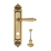 Дверная ручка Venezia 'CASTELLO' на планке PL96, французское золото (wc)