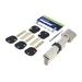 Цилиндровый механизм ключ-вертушка Mul-T-Lock (Светофор) Integrator 77 mm (41+10+26), никель + шестерня