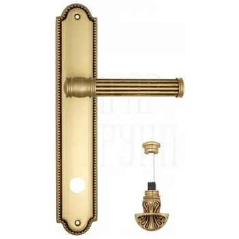 Дверная ручка Venezia 'IMPERO' на планке PL98 французское золото (wc-4)