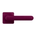 Дверная ручка на квадратной розетке Colombo "One" CC21 (PT19), матовое фиолетовое вино