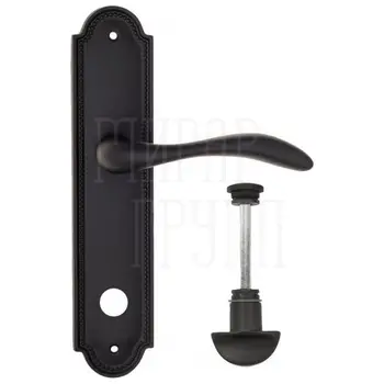 Дверная ручка Fratelli Cattini 'LUCCIA' на планке PL248 матовый черный (wc-2)