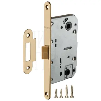 Защелка Punto (Пунто) врезная PL96WC-50 сатинированное золото