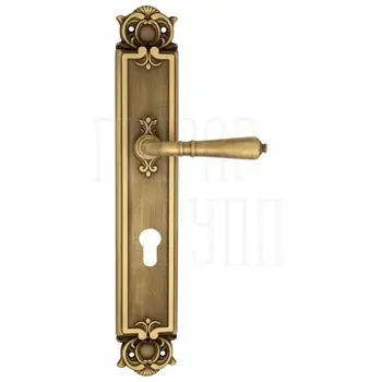 Дверная ручка Venezia 'VIGNOLE' на планке PL97 матовая бронза (cyl)