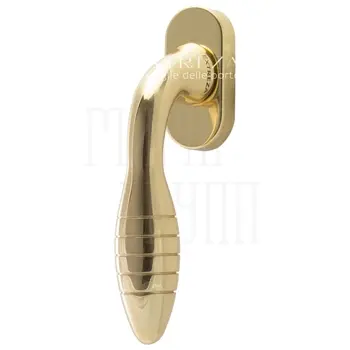 Ручка оконная Extreza 'Mirel' (Мирель) 316 HW полированная латунь