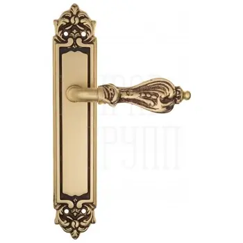 Дверная ручка Venezia 'FLORENCE' на планке PL96 французское золото