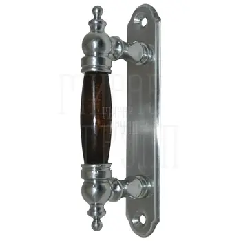 Дверная ручка-скоба DL1 (160 мм) полированный хром