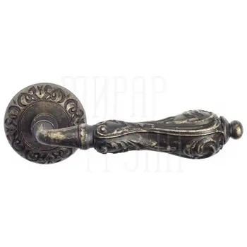 Дверная ручка на розетке Venezia 'MONTE CRISTO' D4 античная бронза