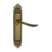Дверная ручка Extreza "TOLEDO" (Толедо) 323 на планке PL02, матовая бронза