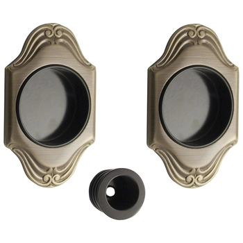 Ручка-купе для раздвижных дверей MANDELLI 1028T бронза