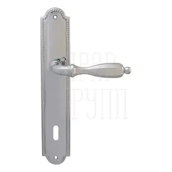 Дверная ручка на планке Melodia 298/458 'Camilla' полированный хром (key)