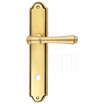 Дверная ручка Extreza 'PIERO' (Пиеро) 326 на планке PL03 французское золото (wc)