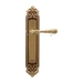 Дверная ручка Extreza "EVA" (Эва) 319 на планке PL02, матовая бронза
