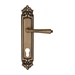 Дверная ручка Fratelli Cattini 'TOSCANA' на планке PL96 , матовая бронза (cyl)