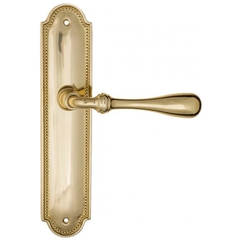 Дверная ручка Fratelli Cattini 'RETRO' на планке PL248 полированная латунь