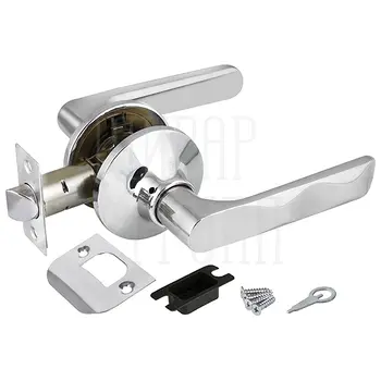 Дверная ручка-защелка Fuaro (Фуаро) DK624 (без фик.) хром