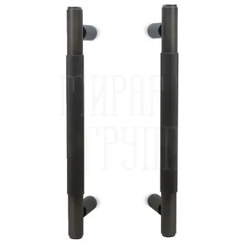 Дверная ручка-скоба Convex 1745 (456/400) матовая бронза (210 mm)