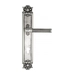 Дверная ручка Venezia 'IMPERO' на планке PL97, натуральное серебро (cyl)